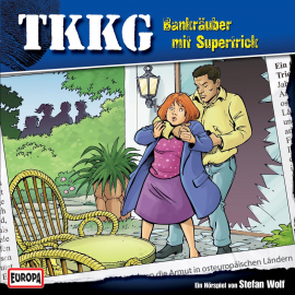 Hörbuch TKKG - Folge 142: Bankräuber mit Supertrick  - Autor Stefan Wolf   - gelesen von N.N.