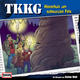 Hörbuch TKKG - Folge 145: Hinterhalt am schwarzen Fels  - Autor Stefan Wolf   - gelesen von N.N.