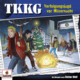 Hörbuch TKKG - Folge 199: Verfolgungsjagd vor Mitternacht  - Autor Stefan Wolf   - gelesen von N.N.