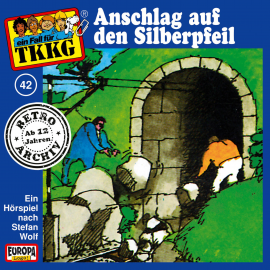 Hörbuch TKKG - Folge 42: Anschlag auf den Silberpfeil  - Autor Stefan Wolf   - gelesen von TKKG Retro-Archiv.