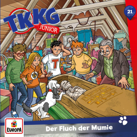 Hörbuch TKKG Junior - Folge 21: Der Fluch der Mumie  - Autor Stefan Wolf  