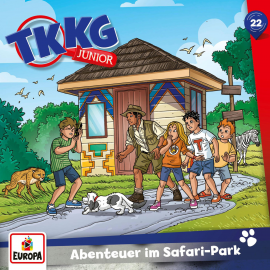 Hörbuch TKKG Junior - Folge 22: Abenteuer im Safari-Park  - Autor Stefan Wolf  