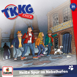 Hörbuch  TKKG Junior - Folge 25: Heiße Spur im Nebelhafen  - Autor Stefan Wolf  