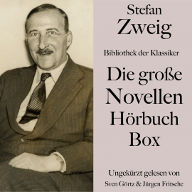 Hörbuch Stefan Zweig: Die große Novellen Hörbuch Box  - Autor Stefan Zweig   - gelesen von Schauspielergruppe