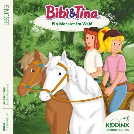 Hörbuch Ein Monster im Wald - Bibi & Tina - Hörbuch, Folge 13 (Ungekürzt)  - Autor Stephan Gürtler   - gelesen von Sascha Rotermund