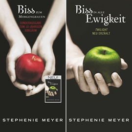 Hörbuch Biss-Jubiläumsausgabe - Biss zum Morgengrauen / Biss in alle Ewigkeit  - Autor Stephanie Meyer   - gelesen von Schauspielergruppe