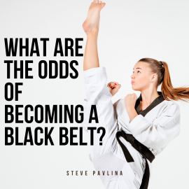 Hörbuch What Are the Odds of Becoming a Black Belt?  - Autor Steve Pavlina   - gelesen von Florian Höper