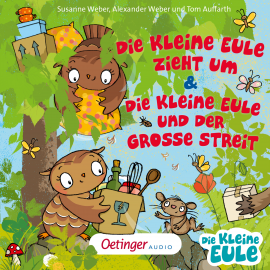 Hörbuch Die kleine Eule zieht um & Die kleine Eule und der große Streit  - Autor Susanne Weber   - gelesen von Ursula Illert