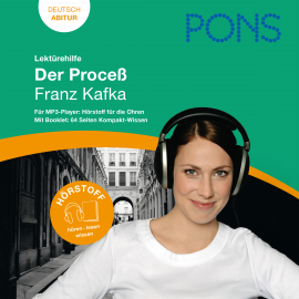 Hörbuch PONS Lektürehilfe - Franz Kafka, Der Proceß  - Autor Sylvia Klötzer   - gelesen von Marcus Michalski