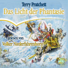 Hörbuch Das Licht der Fantasie  - Autor Terry Pratchett   - gelesen von Volker Niederfahrenhorst
