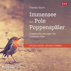 Hörbuch Immensee und Pole Poppenspäler  - Autor Theodor Storm   - gelesen von Friedhelm Ptok