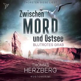 Hörbuch Blutrotes Grab - Zwischen Mord und Ostsee - Küstenkrimi, Band 3 (ungekürzt)  - Autor Thomas Herzberg   - gelesen von Thorsten Giese