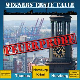 Hörbuch Feuerprobe - Wegners erste Fälle - Hamburg Krimi, Band 2 (ungekürzt)  - Autor Thomas Herzberg   - gelesen von Fabian Kluckert