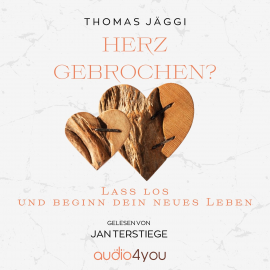 Hörbuch Herz gebrochen?  - Autor Thomas Jäggi   - gelesen von Jan Terstiege