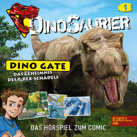 Hörbuch Folge 1: Das Geheimnis des T-Rex-Schädels (Das Hörspiel zum Comic)  - Autor Thomas Karallus   - gelesen von Schauspielergruppe
