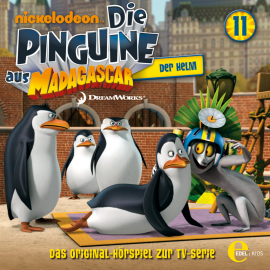 Hörbuch Der Helm (Die Pinguine aus Madagascar 11)  - Autor Thomas Karallus   - gelesen von Schauspielergruppe