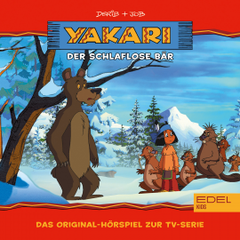 Hörbuch Der schlaflose Bär (Yakari 22)  - Autor Thomas Karallus   - gelesen von Schauspielergruppe