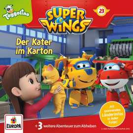 Hörbuch Folge 23: Der Kater im Karton  - Autor Thomas Karallus   - gelesen von Super Wings