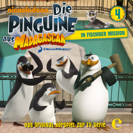 Hörbuch In fischiger Mission (Die Pinguine aus Madagascar 4)  - Autor Thomas Karallus   - gelesen von Schauspielergruppe
