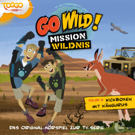 Hörbuch Kickboxen mit Kängurus (Go Wild - Mission Wildnis 6)  - Autor Thomas Karallus   - gelesen von Schauspielergruppe