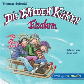 Hörbuch Die Wilden Küken - Eisalarm (Teil 2)  - Autor Thomas Schmid   - gelesen von Anne Moll