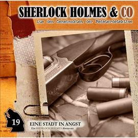 Hörbuch Eine Stadt in Angst (Sherlock Holmes & Co 19)  - Autor Thomas Tippner   - gelesen von Schauspielergruppe