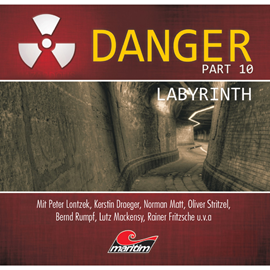 Hörbuch Labyrinth (Danger, Part 10)  - Autor Thomas Tippner   - gelesen von Schauspielergruppe