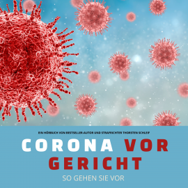 Hörbuch Corona vor Gericht: So gehen Sie vor  - Autor Thorsten Schleif   - gelesen von Stephan Müller