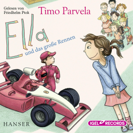 Hörbuch Ella und das große Rennen  - Autor Timo Parvelal   - gelesen von Friedhelm Ptok