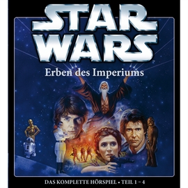 Hörbuch Star Wars, Das komplette Hörspiel (Teil 1-4) - Erben des Imperiums  - Autor Timothy Zahn   - gelesen von Schauspielergruppe