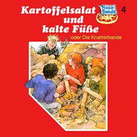 Hörbuch Kartoffelsalat und kalte Fuesse - oder die Knatterbande (Pizzabande 4)  - Autor Tina Caspari   - gelesen von Schauspielergruppe