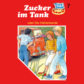Hörbuch Zucker im Tank - oder Die Hehlerbande (Pizzabande 7)  - Autor Tina Caspari   - gelesen von Schauspielergruppe