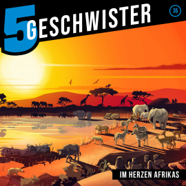 Hörbuch 35: Im Herzen Afrikas  - Autor Tobias Schier   - gelesen von Tjorven Lauber