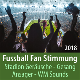 Hörbuch Fussball Fan Stimmung 2018, Stadion Geräusche, Gesang, Ansager, WM Sounds  - Autor Todster   - gelesen von Todster