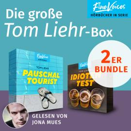 Hörbuch Die große Tom Liehr-Box - Idiotentest + Pauschaltourist (ungekürzt)  - Autor Tom Liehr   - gelesen von Jona Mues
