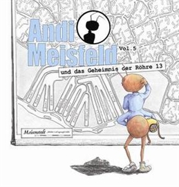 Hörbuch Andi Meisfeld und das Geheimnis der Röhre 13 (Andi Meisfeld 5)  - Autor Tom Steinbrecher   - gelesen von Schauspielergruppe