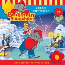 Hörbuch Benjamin Blümchen, Folge 77: Benjamin und die Eisprinzessin  - Autor Ulli Herzog, Klaus-P. Weigand   - gelesen von Schauspielergruppe