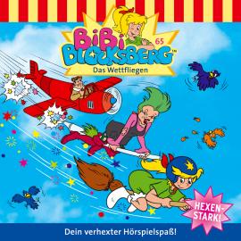 Hörbuch Bibi Blocksberg, Folge 65: Das Wettfliegen  - Autor Ulli Herzog, Klaus-P. Weigand   - gelesen von Schauspielergruppe