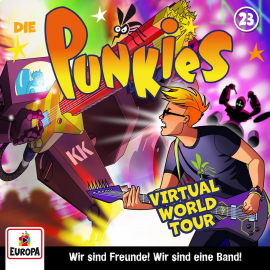 Hörbuch Folge 23: Virtual World Tour!  - Autor Ully Arndt   - gelesen von Die Punkies.