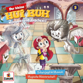 Hörbuch Folge 05: Schatzjagd im Museum / Magische Meisterschaft  - Autor Ulrike Rogler   - gelesen von Der kleine Hui Buh.