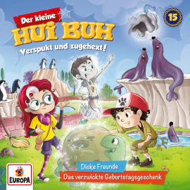 Hörbuch Folge 15: Dicke Freunde / Das verzwickte Geburtstagsgeschenk  - Autor Ulrike Rogler   - gelesen von Der kleine Hui Buh.
