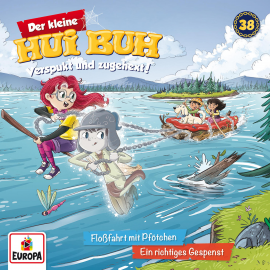 Hörbuch Folge 38: Floßfahrt mit Pfötchen/Ein richtiges Gespenst  - Autor Ulrike Rogler   - gelesen von Schauspielergruppe