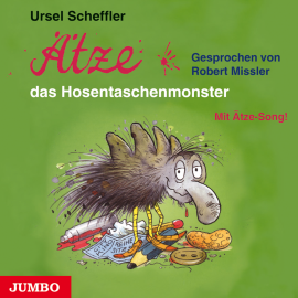 Hörbuch Ätze, das Hosentaschenmonster  - Autor Ursel Scheffler   - gelesen von Robert Missler