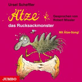 Hörbuch Ätze, das Rucksackmonster  - Autor Ursel Scheffler   - gelesen von Robert Missler