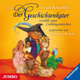 Hörbuch Der Geschichtenkater erzählt seine Lieblingsmärchen  - Autor Ursel Scheffler   - gelesen von Christian Rudolf