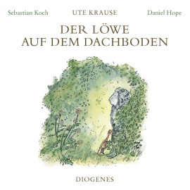 Hörbuch Der Löwe auf dem Dachboden  - Autor Ute Krause   - gelesen von Sebastian Koch