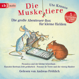 Hörbuch Die Muskeltiere - Die große Abenteuer-Box für kleine Helden  - Autor Ute Krause   - gelesen von Andreas Fröhlich