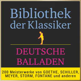 Hörbuch Bibliothek der Klassiker: Deutsche Balladen  - Autor Various Artists   - gelesen von Jürgen Fritsche
