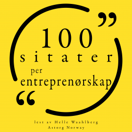 Hörbuch 100 tilbud for entreprenørskap  - Autor various   - gelesen von Helle Waahlberg