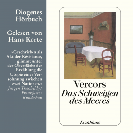 Hörbuch Das Schweigen des Meeres  - Autor Vercors   - gelesen von Hans Korte